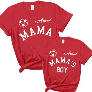 MyTeam Arsenal Mama & Mama's Boy Matching T-Shirts maternity wear outlet