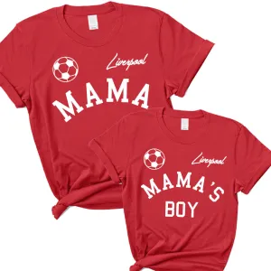 MyTeam Liverpool Mama & Mama's Boy Matching T-Shirts maternity wear outlet