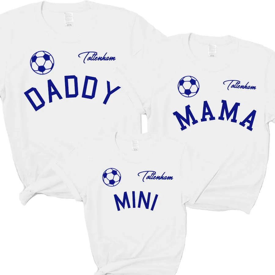 MyTeam Tottenham Daddy, Mama & Mini Matching T-Shirts dad hats promo code