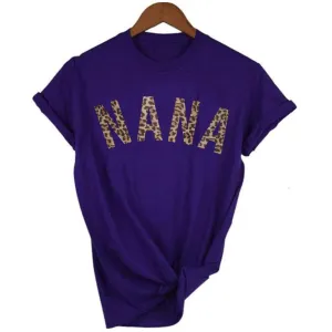 Nana Leopard T-Shirt 00 (MRK X) grandma outfits sale
