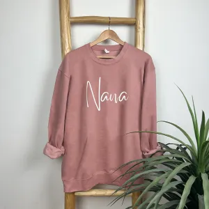 Nana Wave Script Sweatshirt grandma outfits sale
