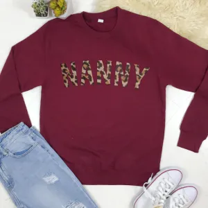 Nanny Leopard Sweatshirt 00 (MRK X) grandma outfits sale