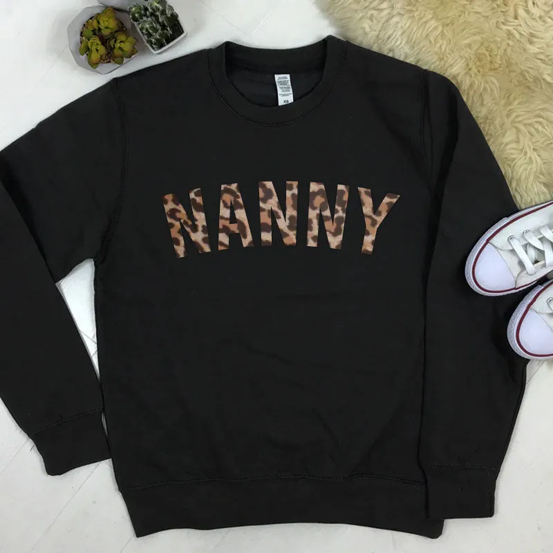 Nanny Leopard Sweatshirt 00 (MRK X) grandma outfits sale