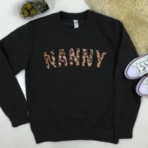 Nanny Leopard Sweatshirt 00 (MRK X) grandma outfits sale