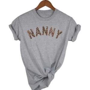 Nanny Leopard T-Shirt 00 (MRK X) grandma outfits sale