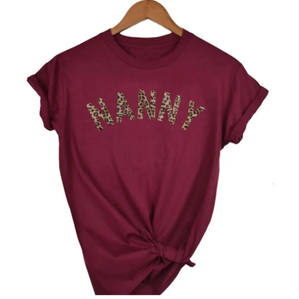 Nanny Leopard T-Shirt 00 (MRK X) grandma outfits sale