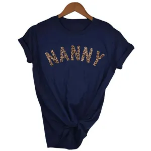 Nanny Leopard T-Shirt 00 grandma outfits sale