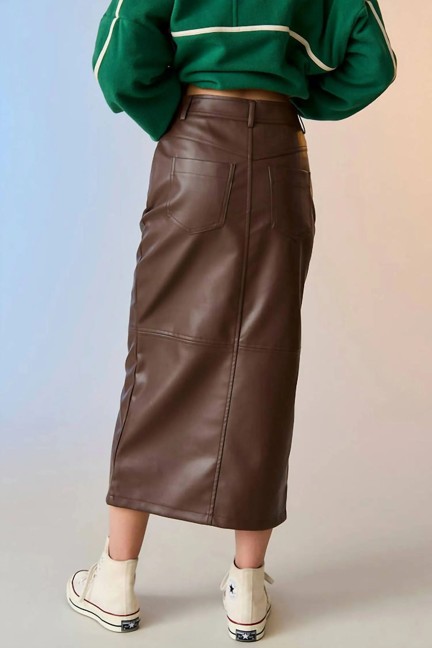 Nassia Skirt In Chocolate