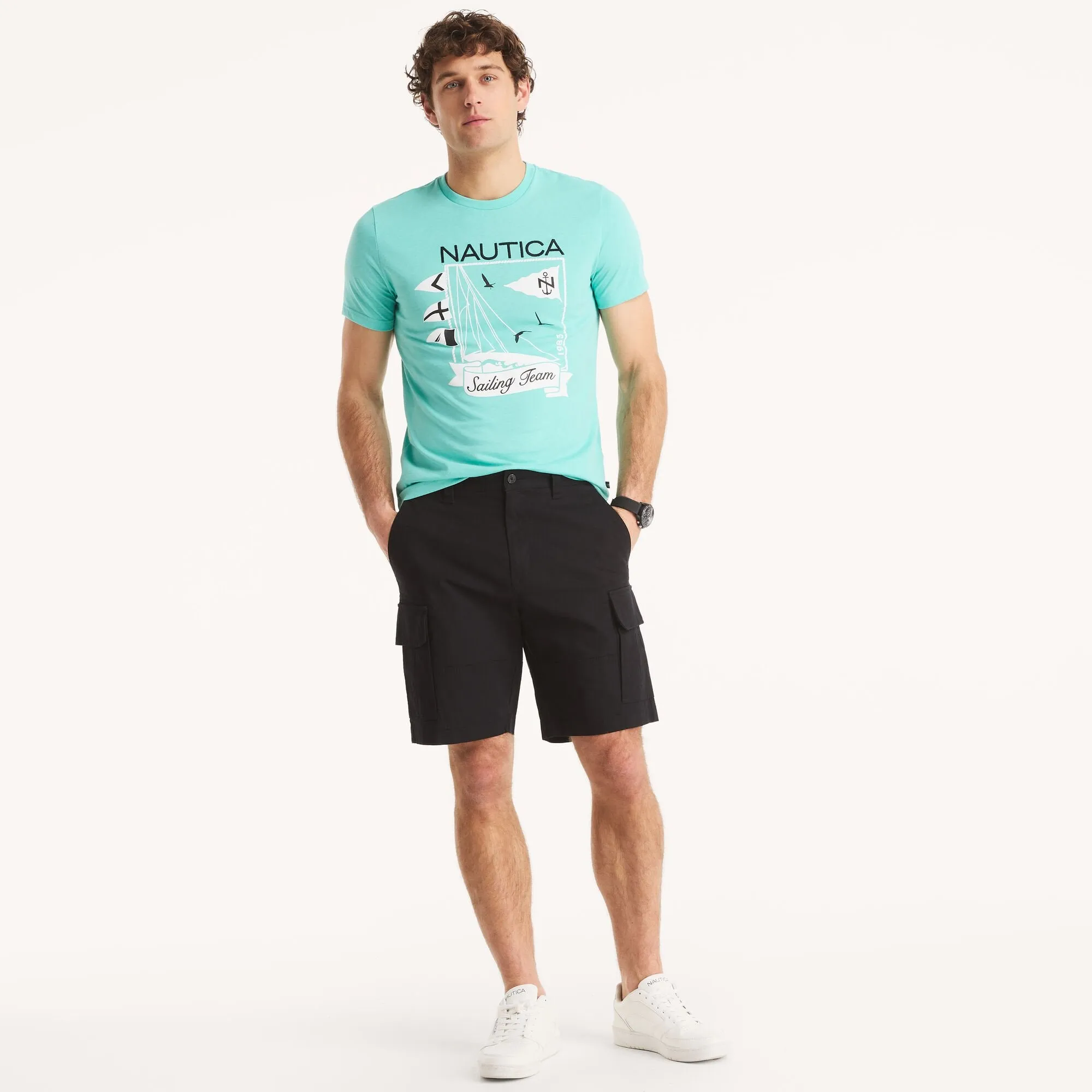 Nautica Mens 9.5" Navigator Cargo Short