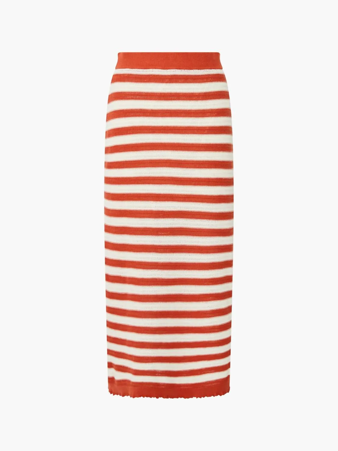 Nesta Midi Skirt In Rosewood/cream