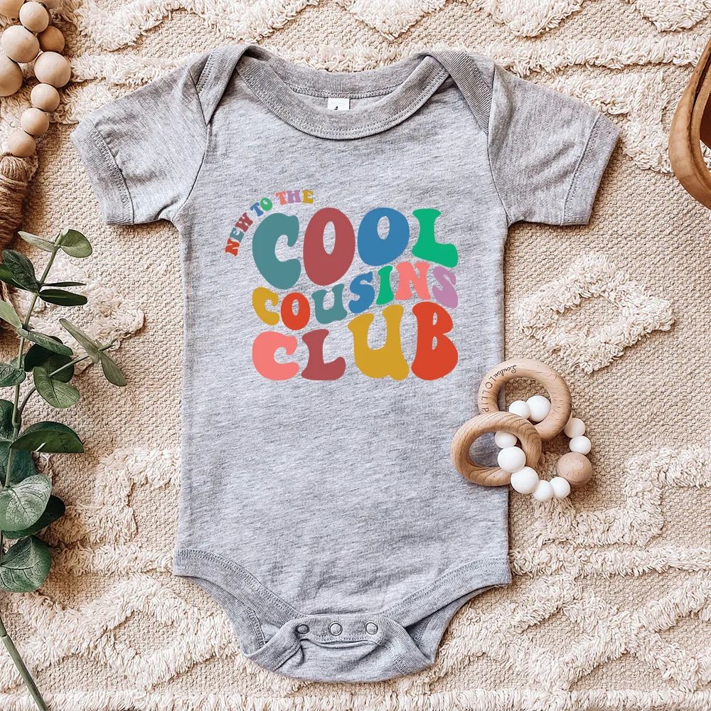 New To The Cool Cousins Club Baby Vest cheap baby clothes online