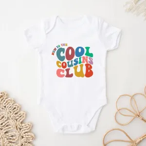 New To The Cool Cousins Club Baby Vest cheap baby clothes online