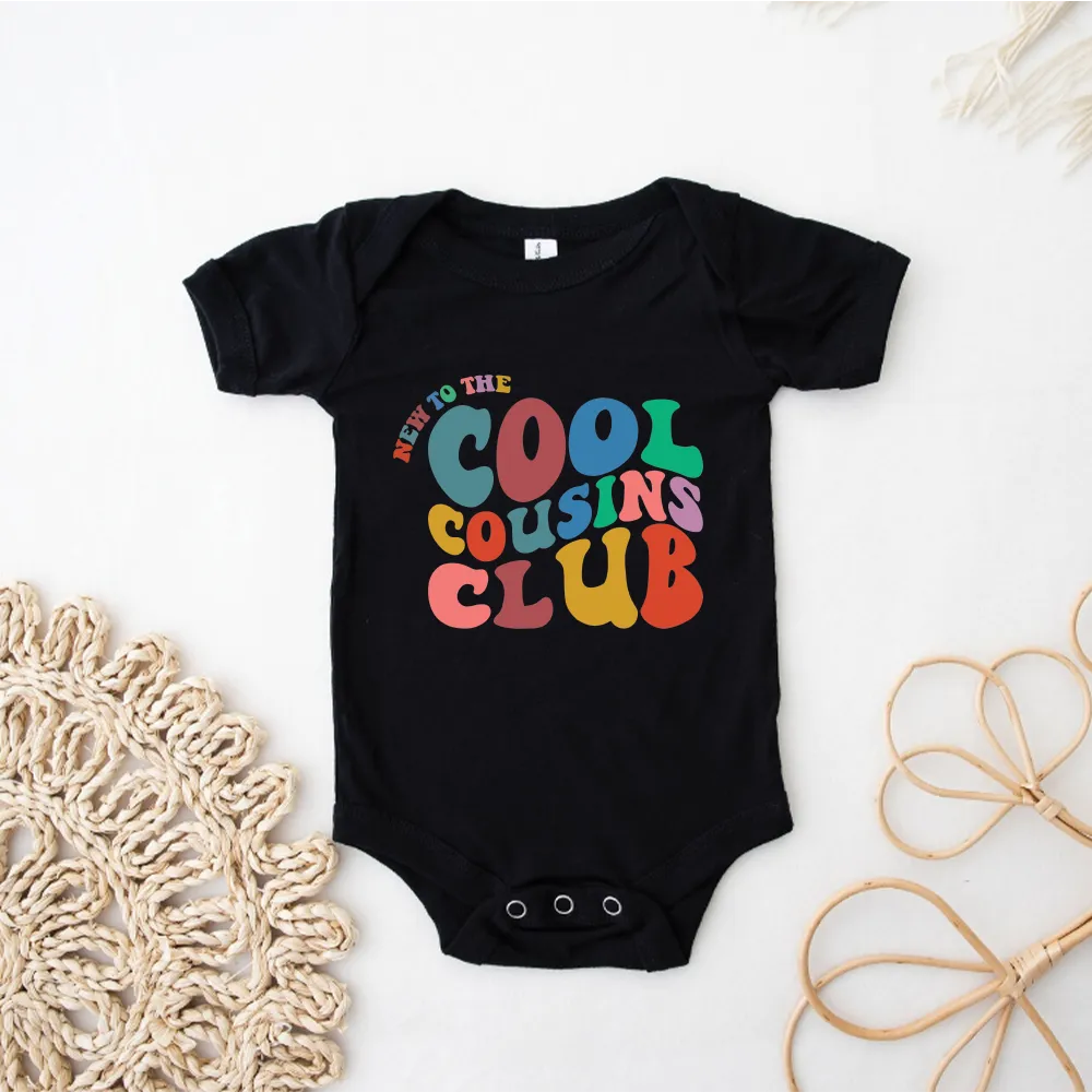 New To The Cool Cousins Club Baby Vest cheap baby clothes online