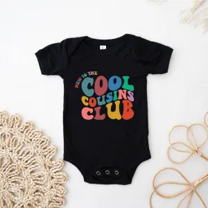 New To The Cool Cousins Club Baby Vest cheap baby clothes online