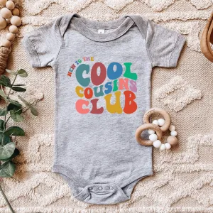 New To The Cool Cousins Club Baby Vest cheap baby clothes online