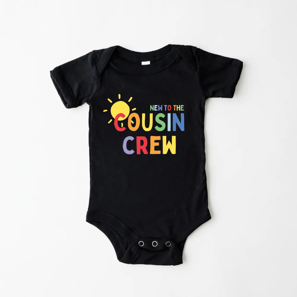 New To The Cousin Crew Summer Baby Vest cheap baby clothes online