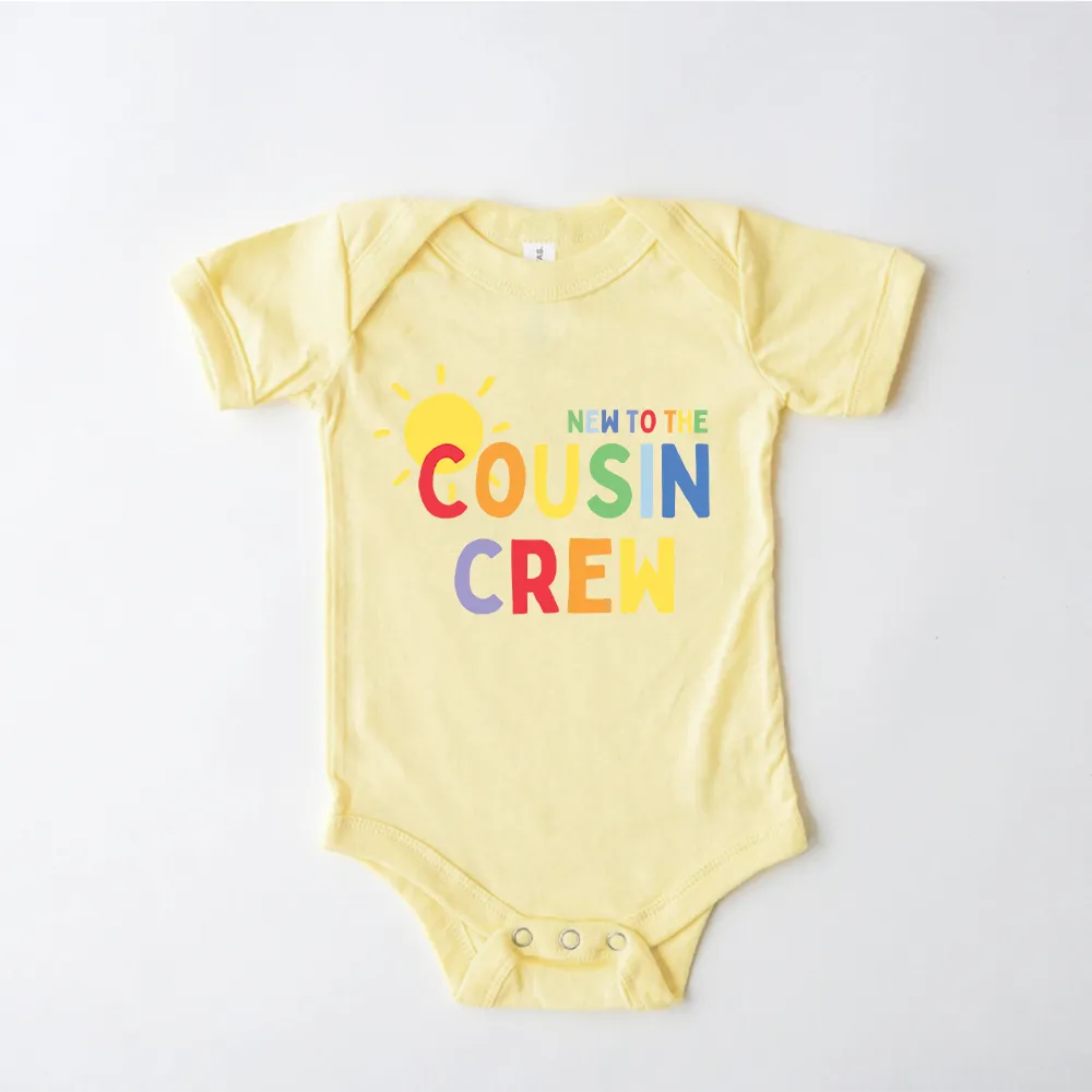 New To The Cousin Crew Summer Baby Vest cheap baby clothes online