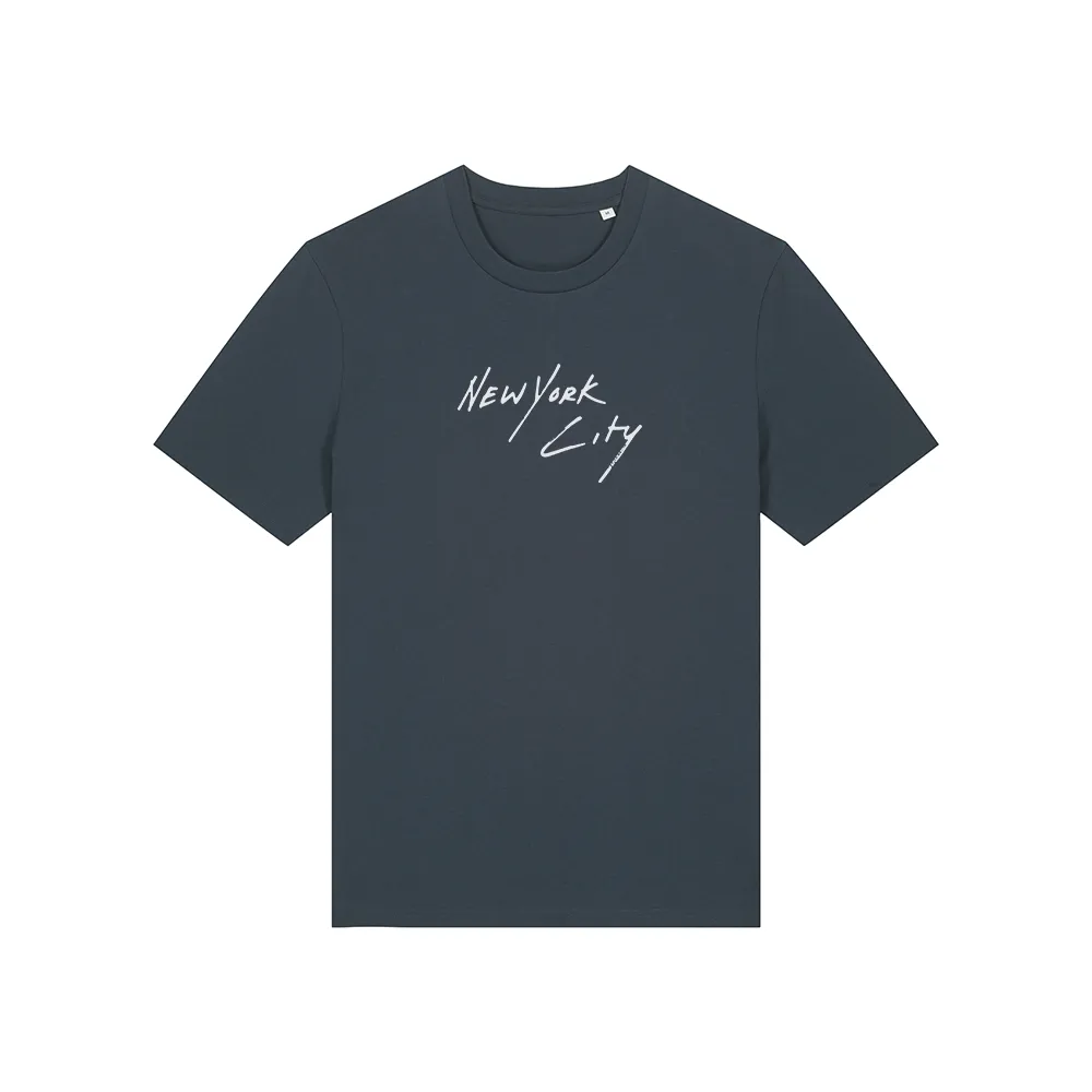 New York Sketch Front & Back Graphic T-Shirt