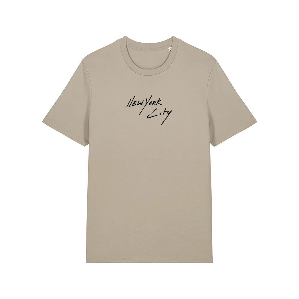 New York Sketch Front & Back Graphic T-Shirt