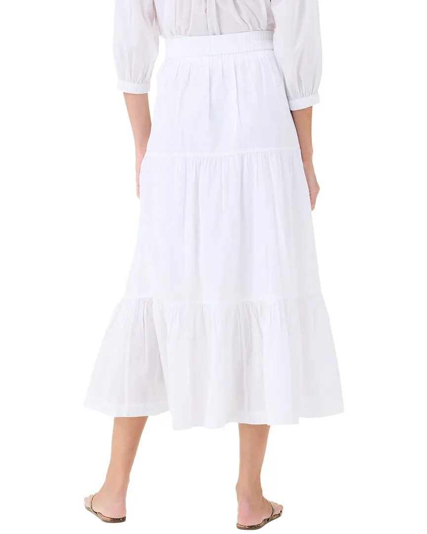 NIC ZOE Cotton Tiered Skirt