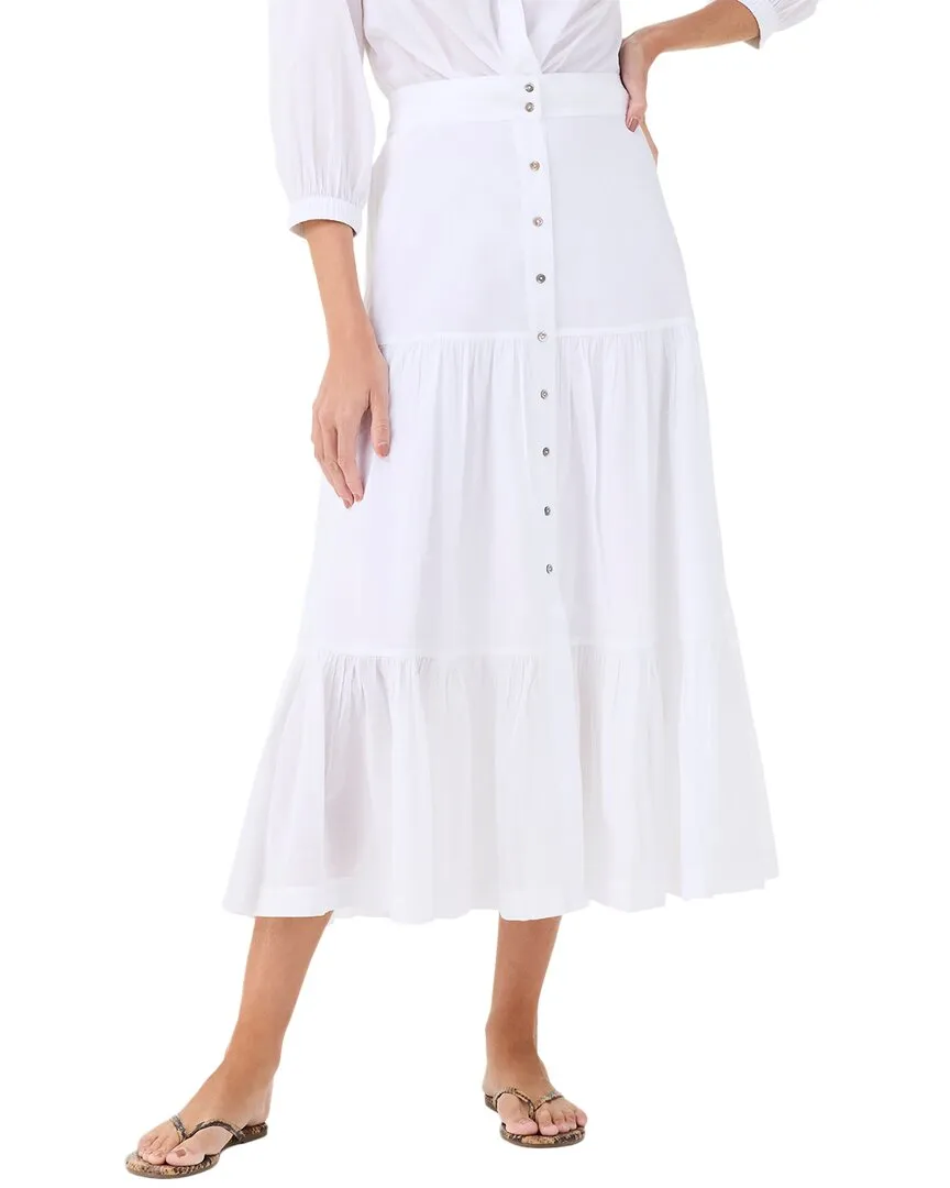 NIC ZOE Cotton Tiered Skirt