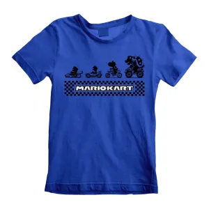 Nintendo Super Mario Kart-Silhouette Kid's T-Shirt boys apparel promo code