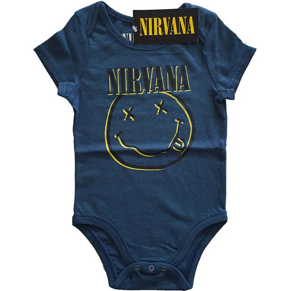 Nirvana Kids Baby Grow: Inverse Happy Face cheap baby clothes online