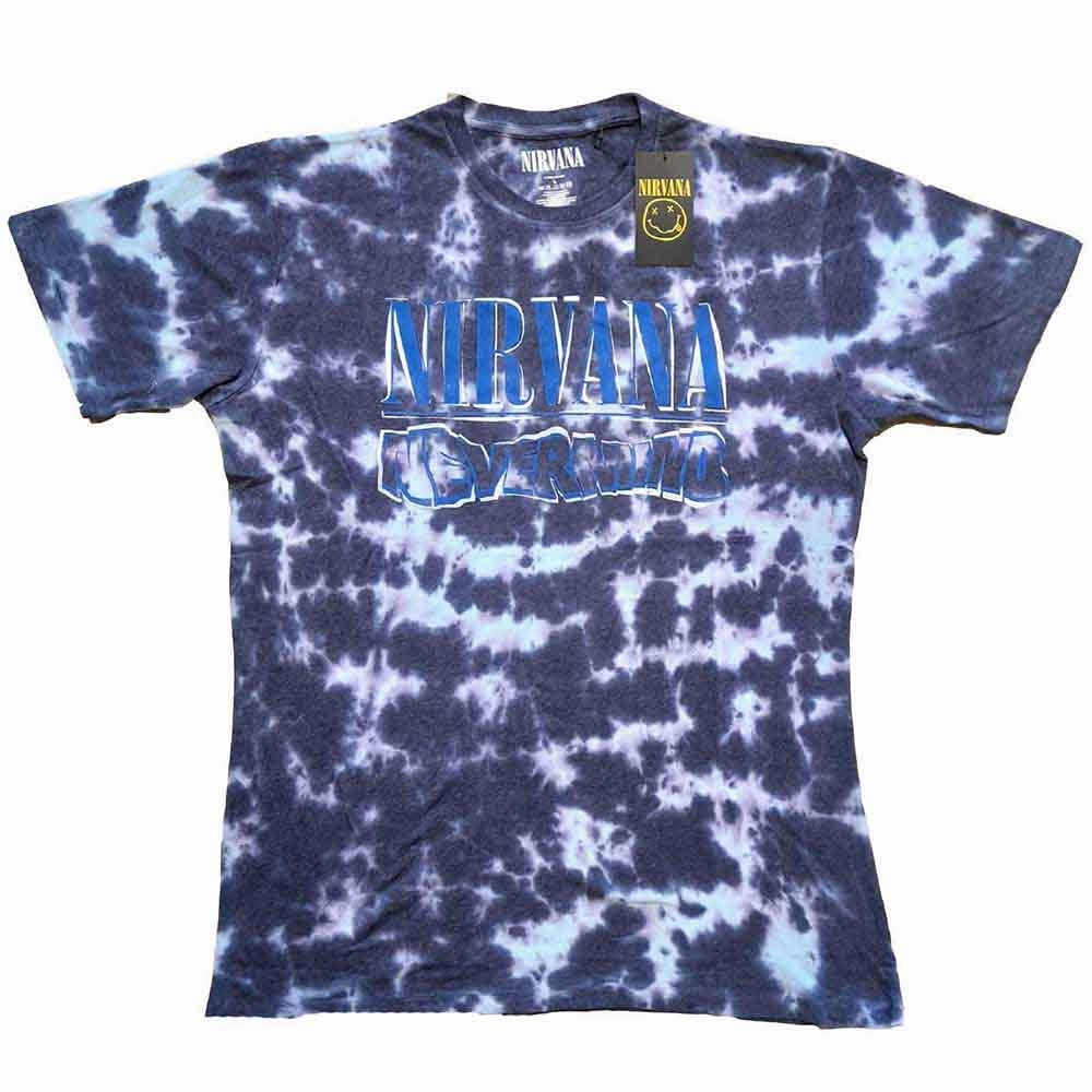 Nirvana Kids T-Shirt: Nevermind Wavy Logo (Wash Collection) boys wear best deals