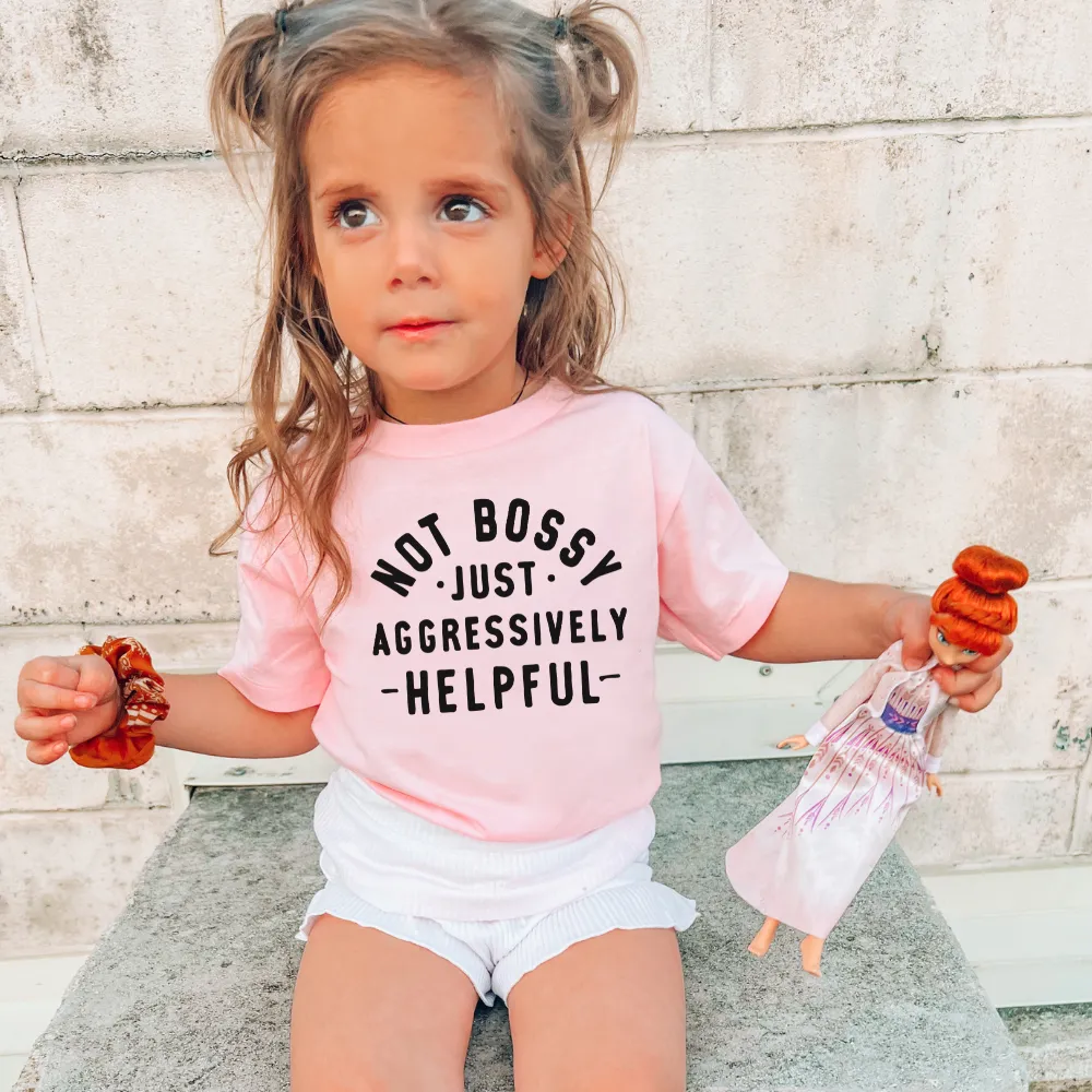 Not Bossy But Helpful Kids T-Shirt girls dresses outlet
