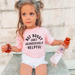 Not Bossy But Helpful Kids T-Shirt girls dresses outlet
