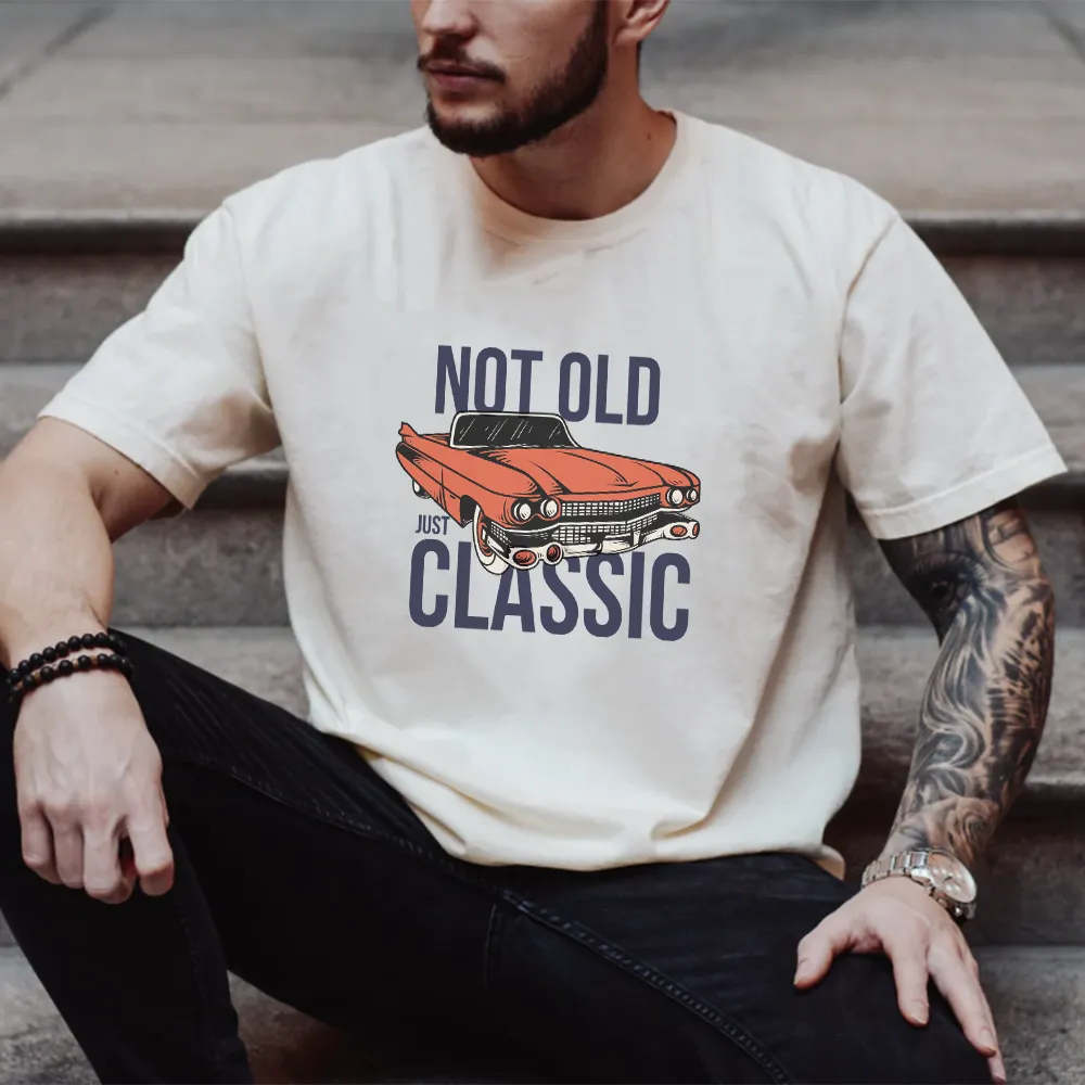Not Old Just Classic Graphic T-Shirt dad hats promo code
