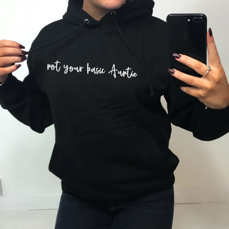 Not Your Basic Auntie Hoodie (MRK X)