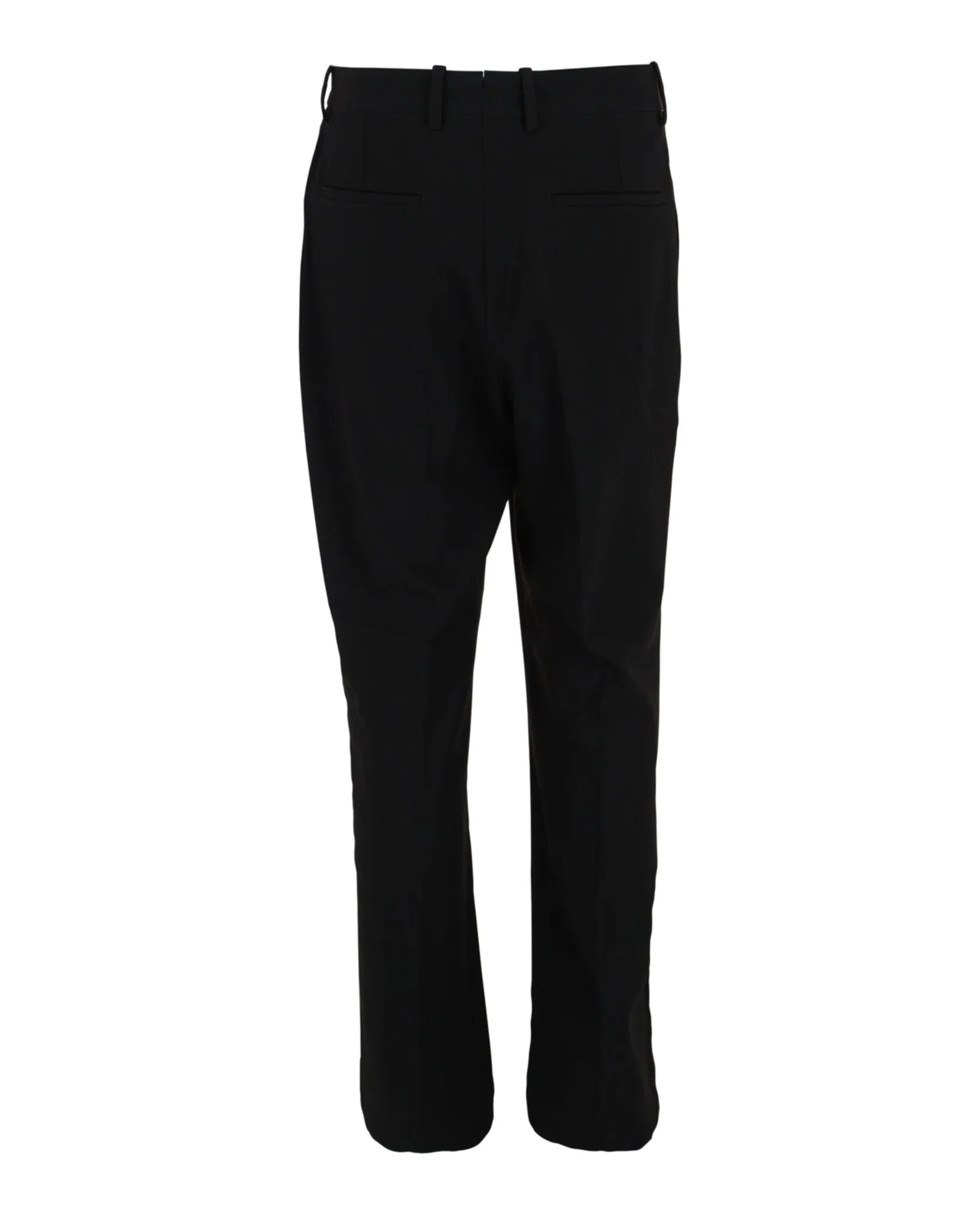 Notched Mid-Rise Pants