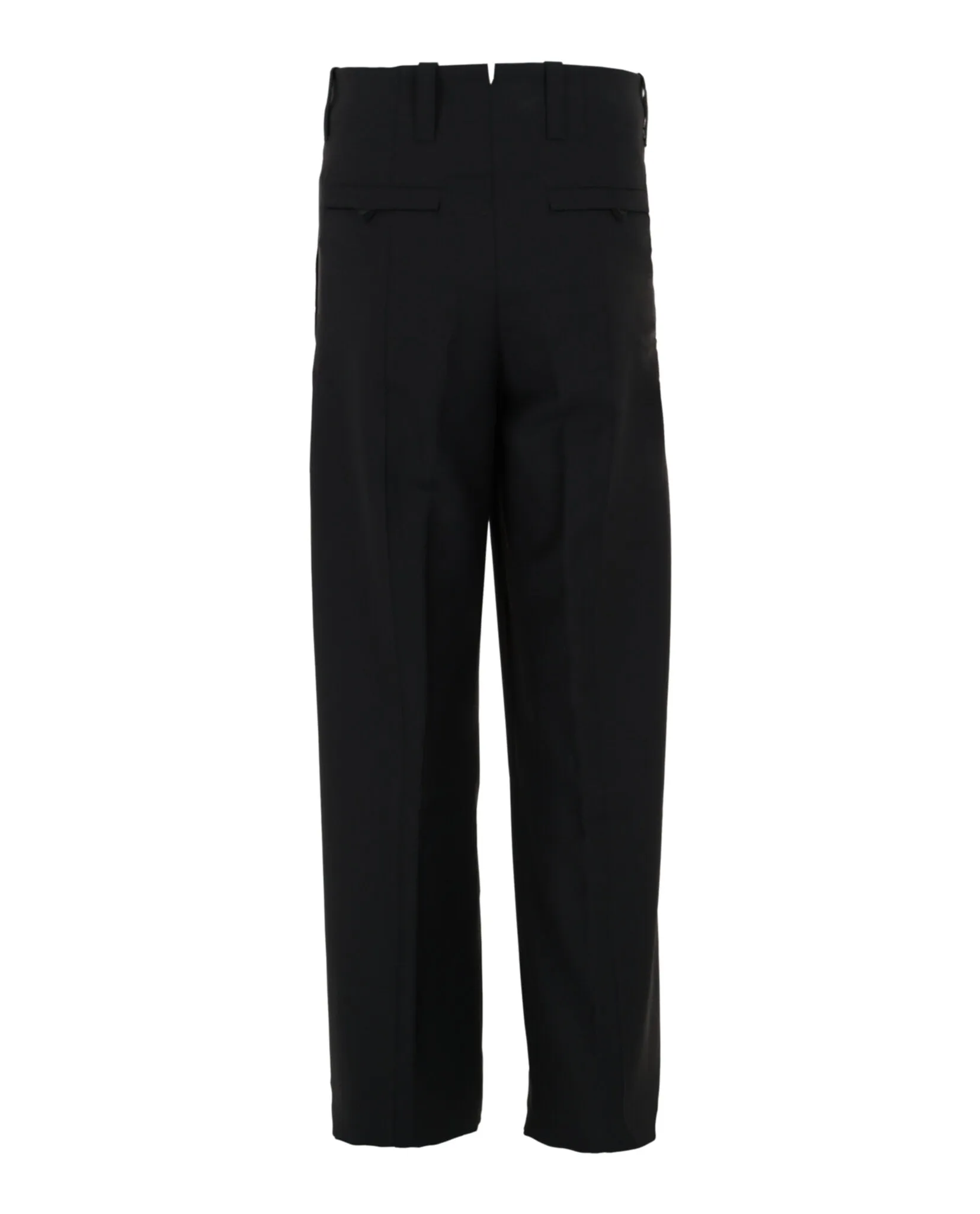 Notched Mid-Rise Pants