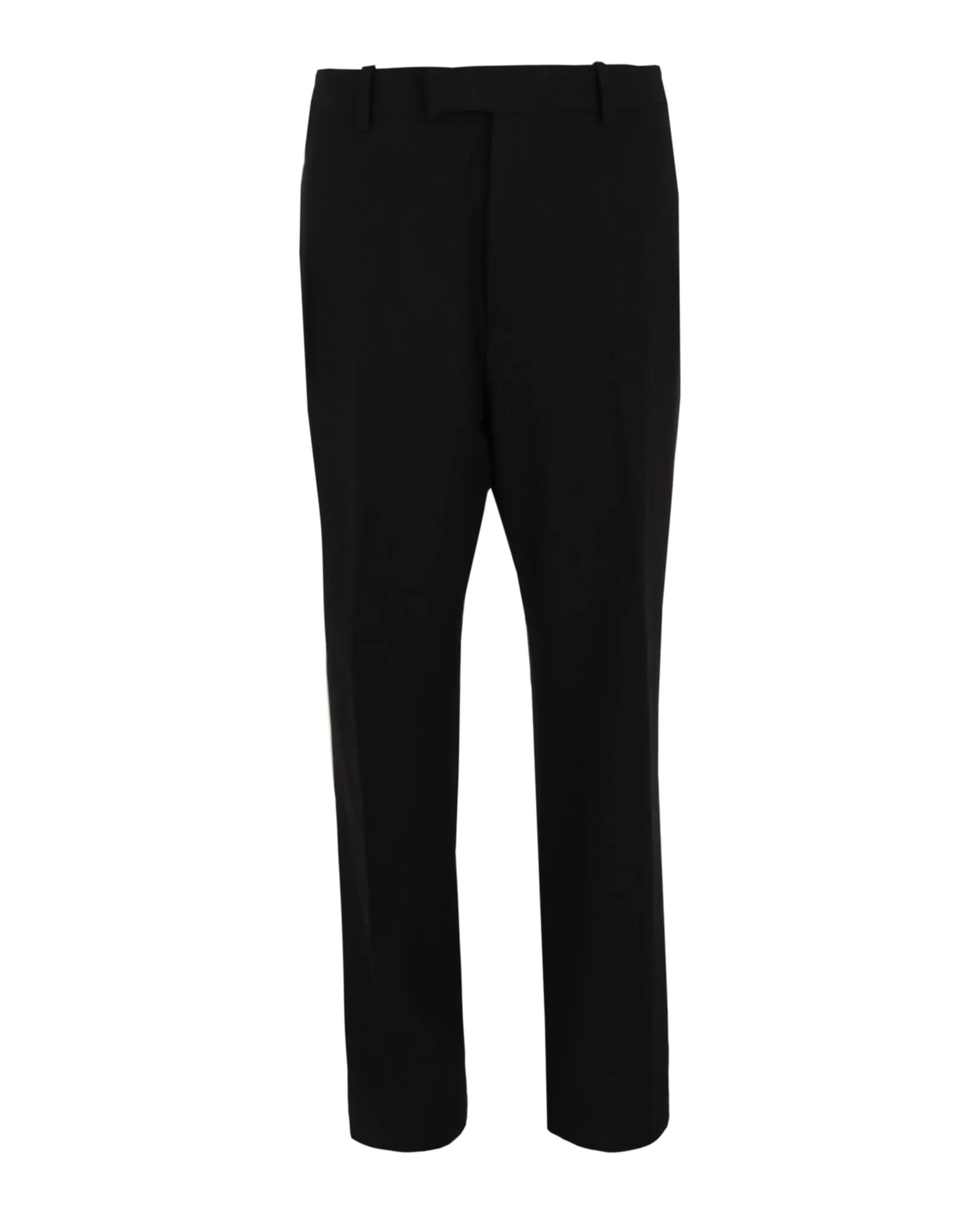 Notched Mid-Rise Pants