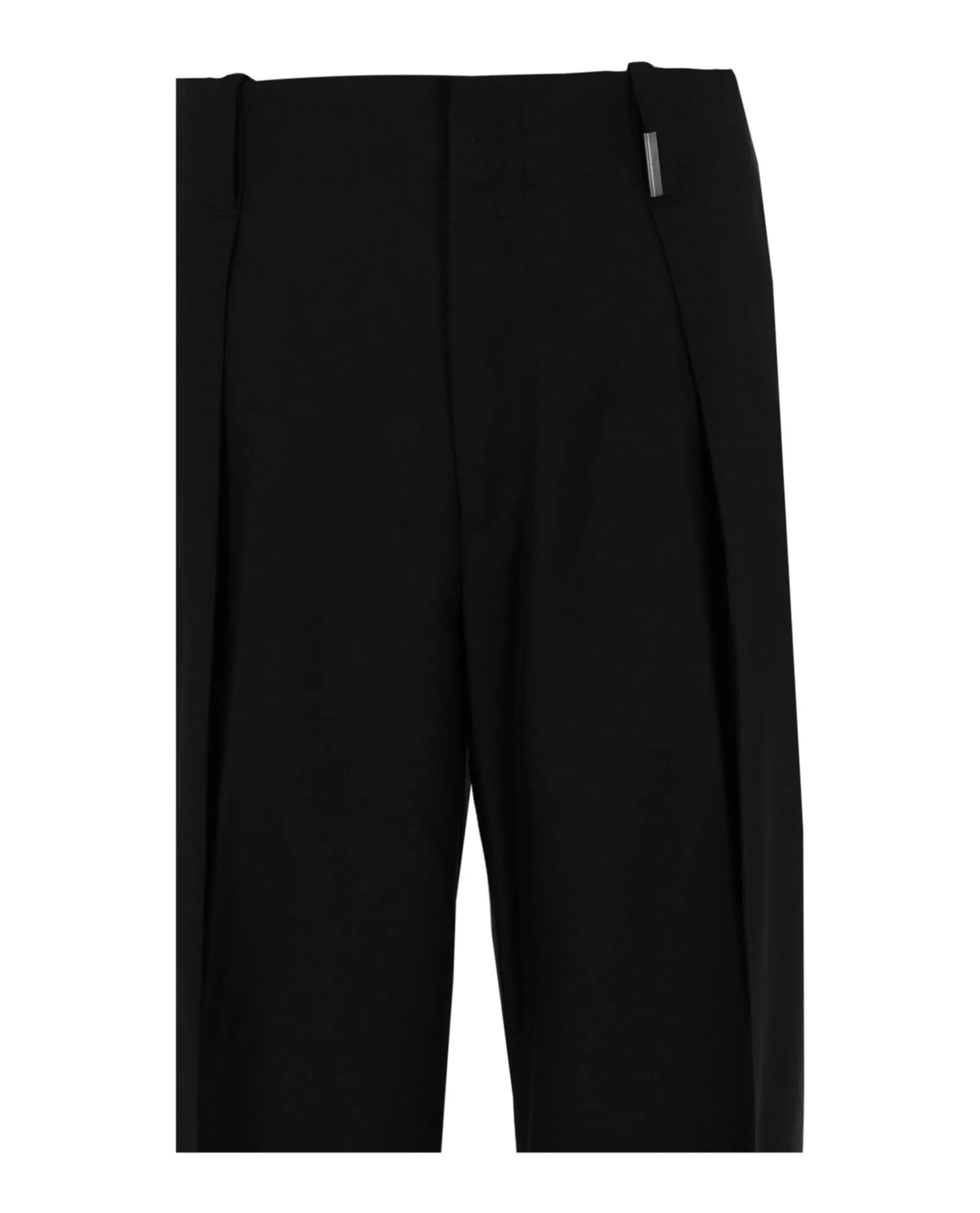 Notched Mid-Rise Pants