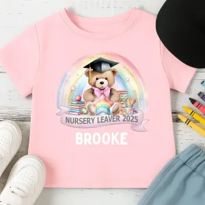 Nursery Leaver Bear 2025 Personalised Tee girls pajamas promo