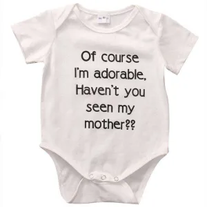 Of Course I'm Adorable Bodysuit (MRK X) cheap baby clothes online