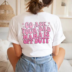 Off Duty Mama T-Shirt pregnancy jeans best price