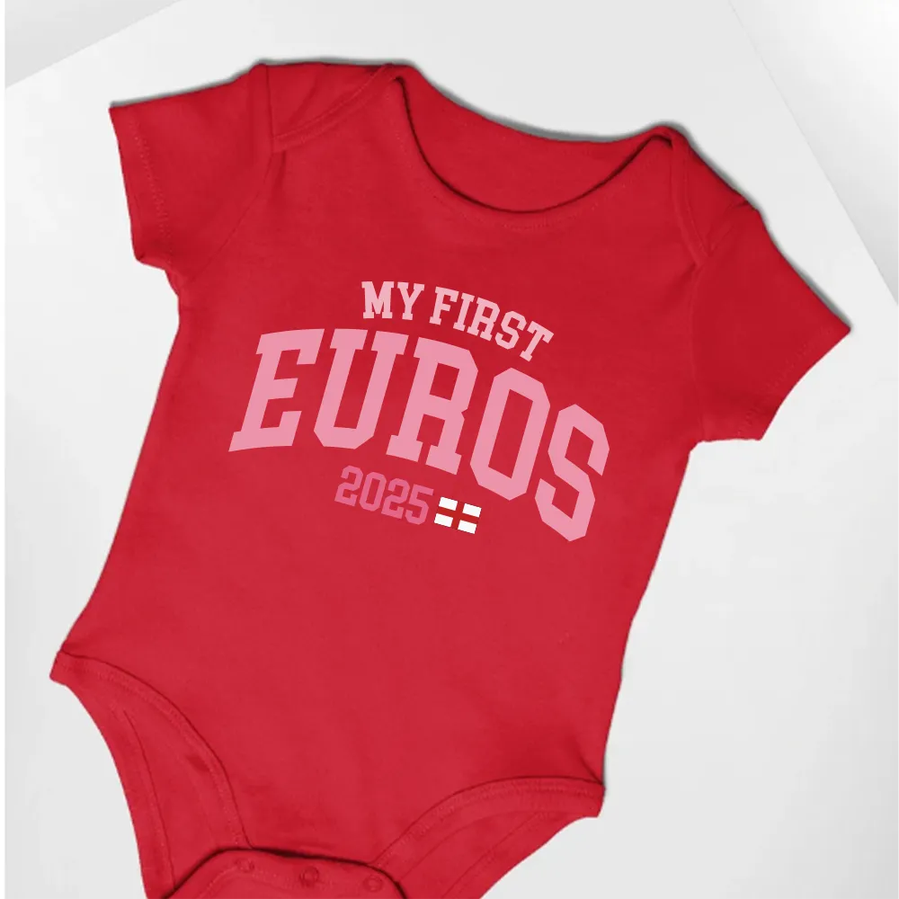 Ombre My First Euros 2025 England Baby Vest cheap baby clothes online