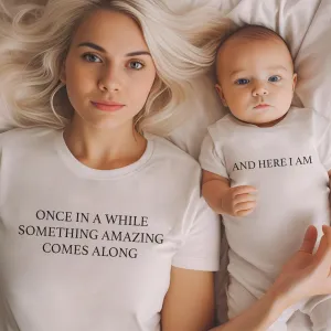 Once In A While Matching T-Shirts/Vest White cheap baby clothes online