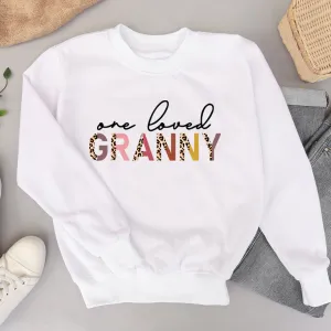 One Loved Granny Sweatshirt grandma outfits sale