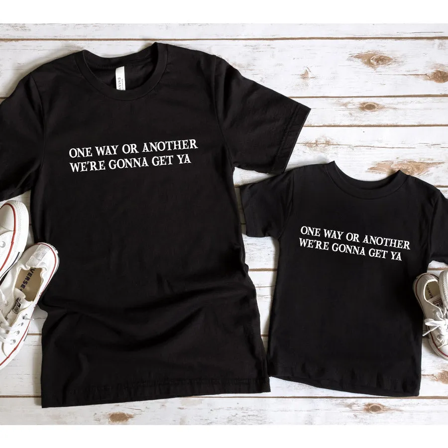 One Way Or Another Witches Matching Halloween Black T-Shirts discount mum dresses