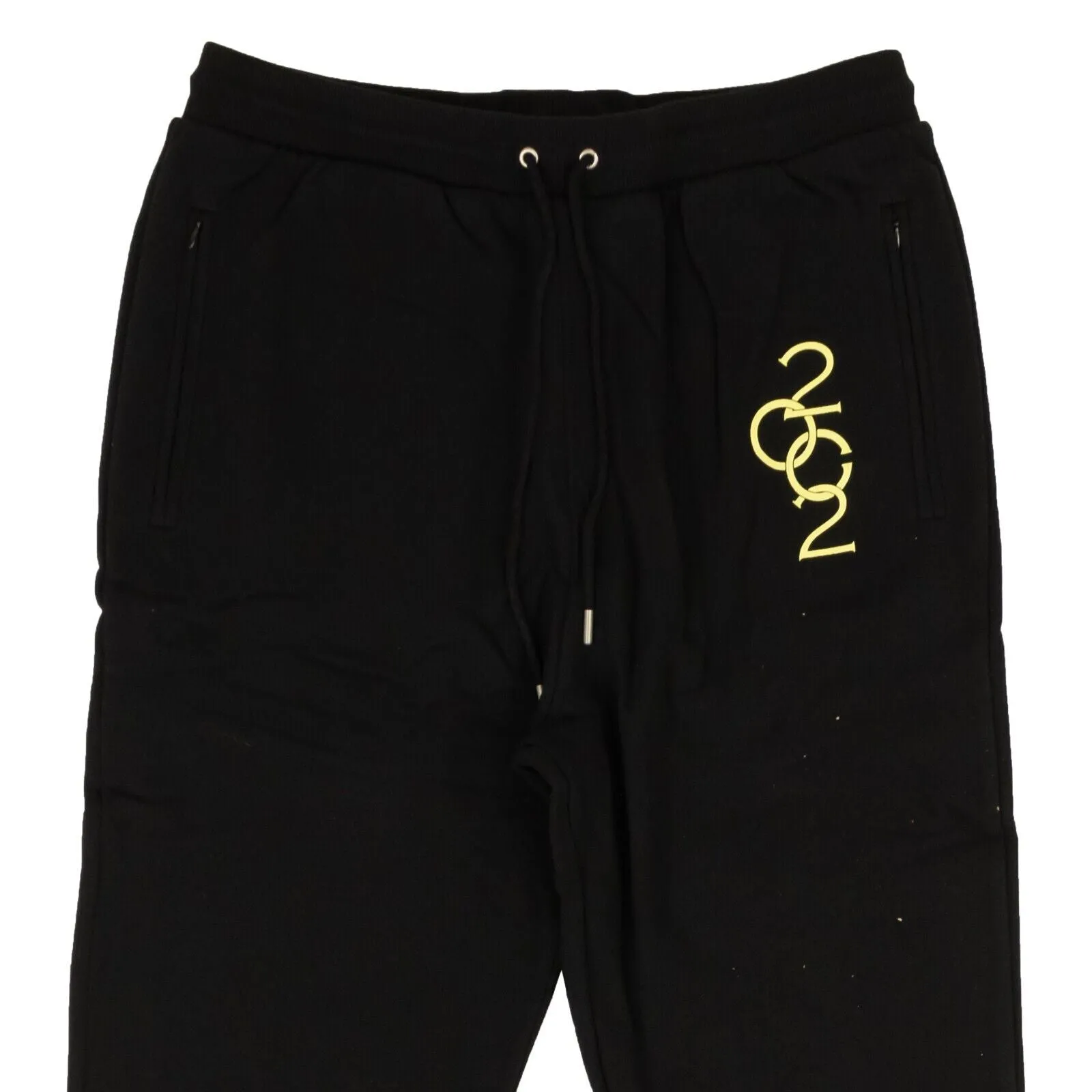 OPENING CEREMONY Black Cotton Logo Relax Fit Sweatpants