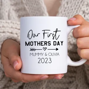 Our First Mothers Day Personalised 11oz Mug maternity wear outlet