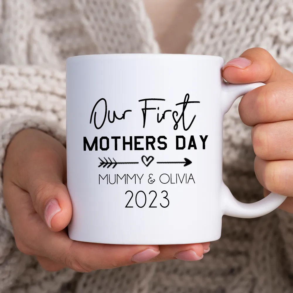 Our First Mothers Day Personalised 11oz Mug maternity wear outlet