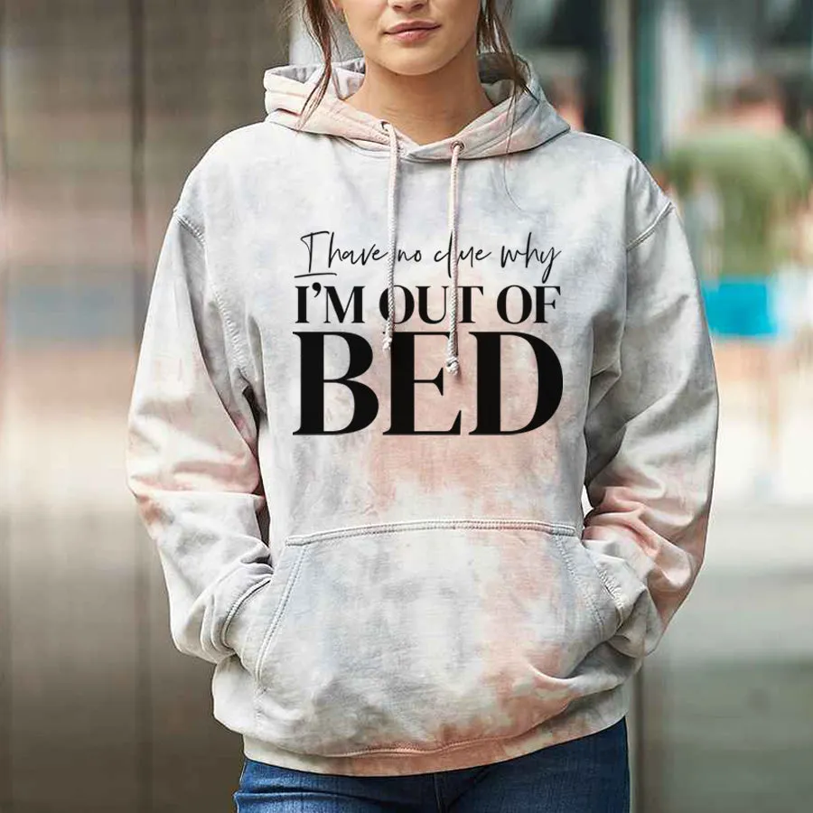 Out Of Bed No Idea Tie-Dye Hoodie postpartum clothes sale