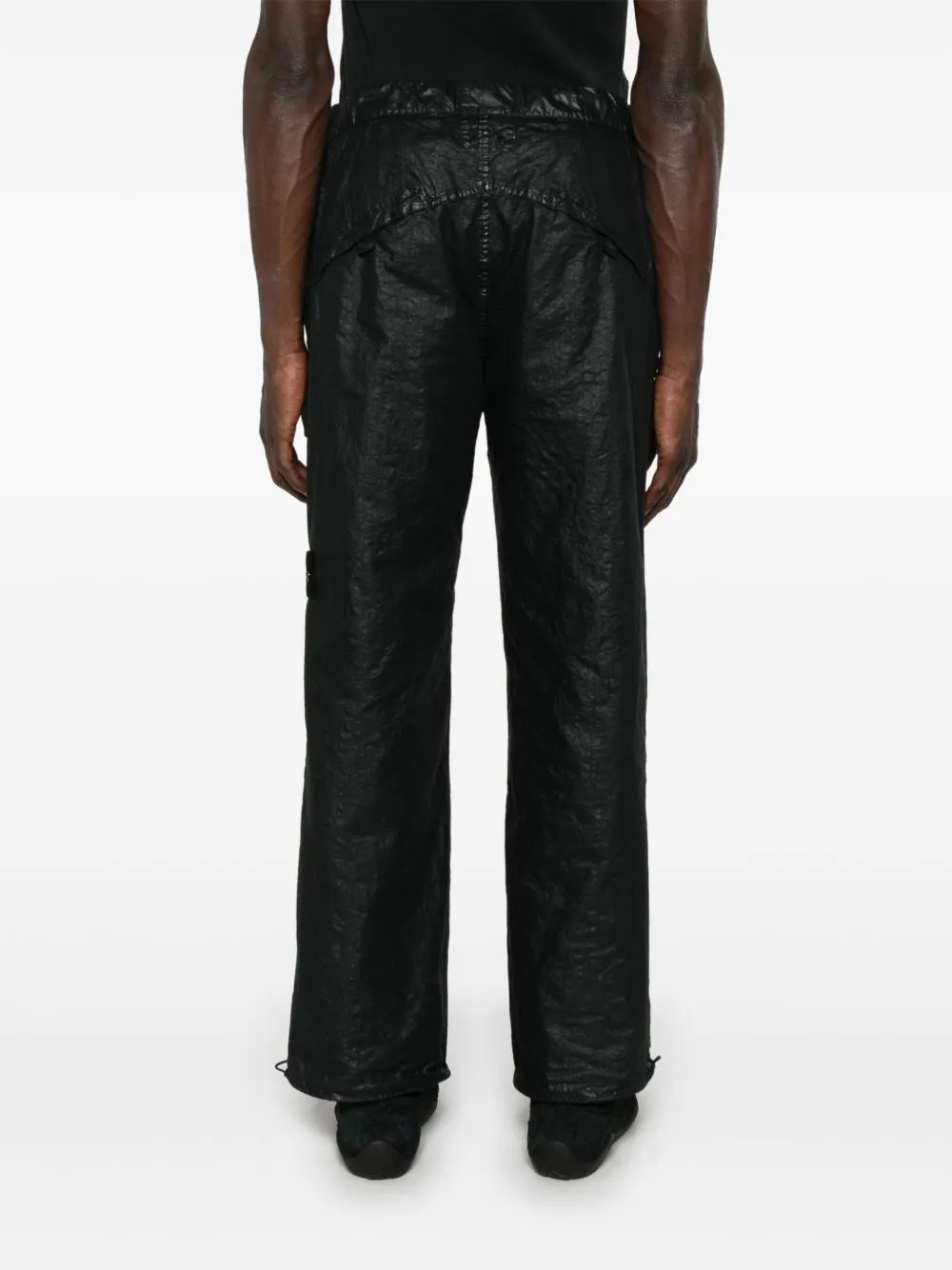 Panama-Weaved Cargo Pants