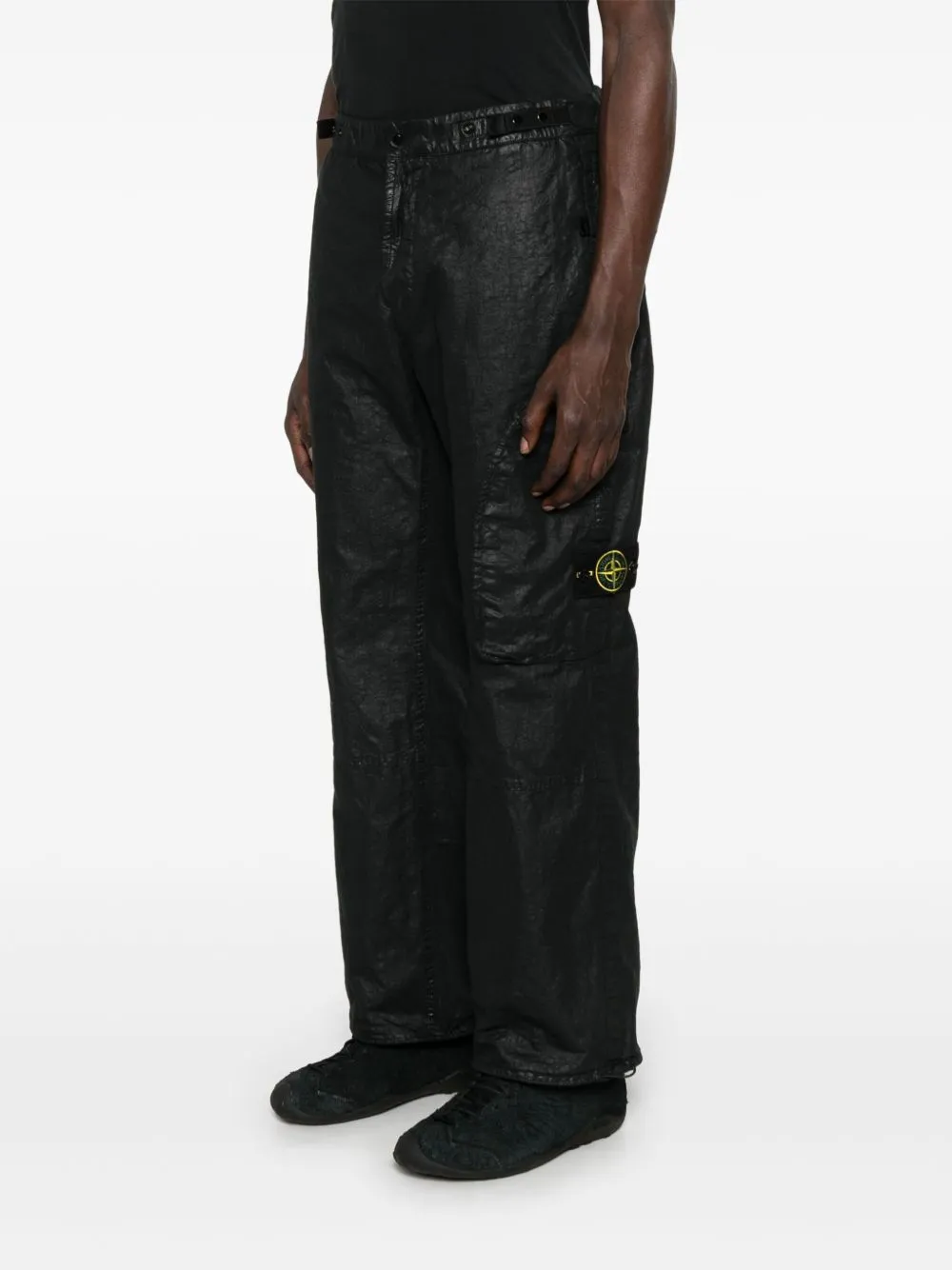 Panama-Weaved Cargo Pants