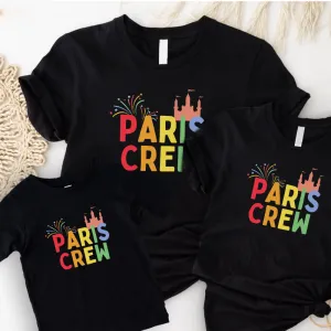 Paris Crew Family Matching T-Shirts pregnancy clothes clearance